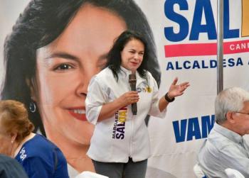 Margarita Saldaña denuncia que arreció campaña sucia en su contra; señala que Morena le baja su propaganda