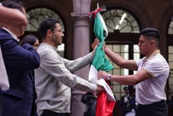 Deportistas capitalinos son abanderados para los Juegos Nacionales Conade con anuncio de inversi&oacute;n en infraestructura deportiva