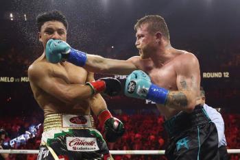 Canelo &Aacute;lvarez vence a Jaime y retiene corona de campe&oacute;n supermediano