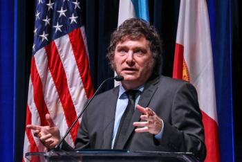 Javier Milei califica de “aberrantes” las protestas propalestinas en universidades de EEUU