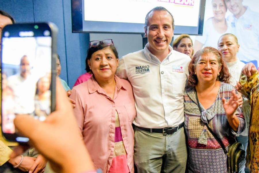 Por un Puebla dónde las mujeres vivan mejor: Mario Riestra