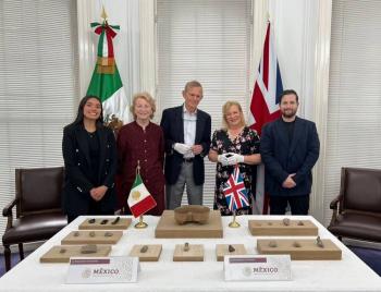México rematriará 19 piezas arqueológicas desde Reino Unido