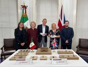 M&eacute;xico rematriar&aacute; 19 piezas arqueol&oacute;gicas desde Reino Unido