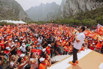 Jorge &Aacute;lvarez M&aacute;ynez promete replicar modelo de gobierno de Samuel Garc&iacute;a a nivel nacional