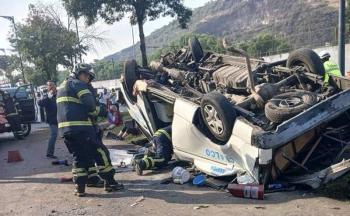 FGJCDMX investiga accidente automovil&iacute;stico en Iztapalapa que dej&oacute; dos muertos y varios heridos