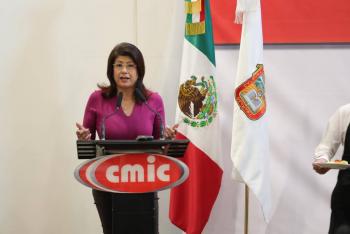 Escucha Mariela a la Cámara Mexicana de la Industria de la Construcción (CMIC); se compromete a llevar propuestas al Senado