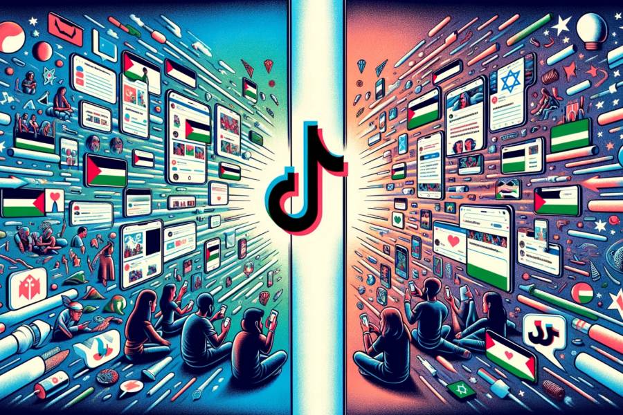 TikTok es la nueva arena del conflicto de Gaza y emerge un nuevo integrante