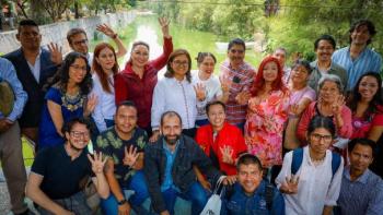 Aleida Alav&eacute;z Ruiz presenta ejes de acci&oacute;n en sostenibilidad para la alcald&iacute;a de Iztapalapa