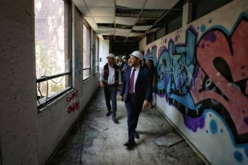 Recorre Batres obras de recuperaci&oacute;n de “El Pari&aacute;n”, en Coyoac&aacute;n