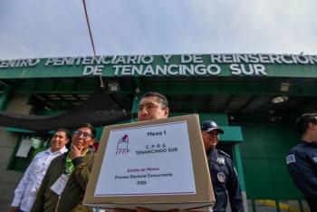 Inician votaciones anticipadas en cárceles del Estado de México