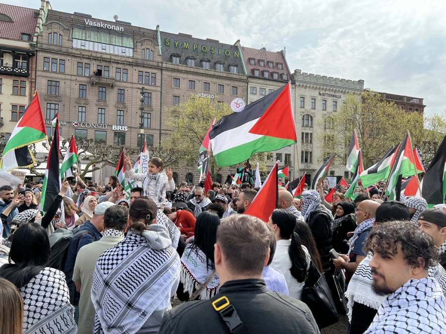 Marchas propalestinas calientan Malmo ante la participación de Israel en Eurovisión