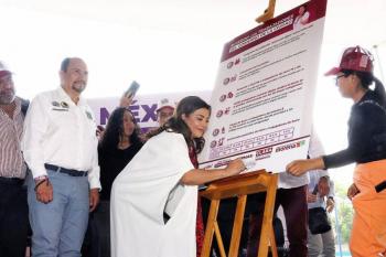 Clara Brugada se compromete a mejorar condiciones laborales de trabajadores del Gobierno de la Ciudad de M&eacute;xico
