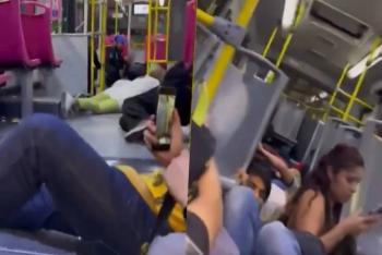 VIDEO: Balacera desata pánico en pasajeros del Metrobús
