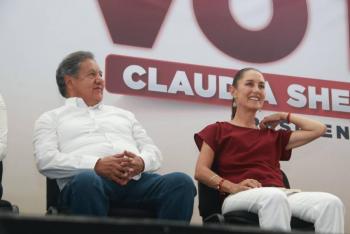 Higinio Mart&iacute;nez impulsa la candidatura de Claudia Sheinbaum a la Presidencia en gira por el Estado de M&eacute;xico