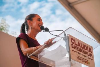 Claudia Sheinbaum promete mejoras en movilidad, agua y seguridad durante visita a Texcoco