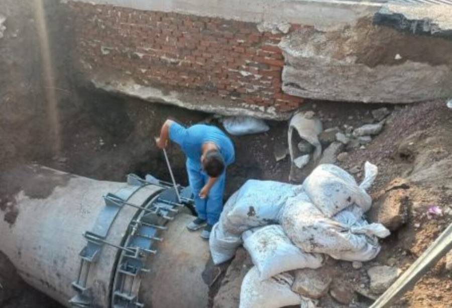 Atiende Secretaría del Agua fugas en Tultitlán y Ecatepec