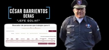 Clara exibe a coordinador de propaganda de Taboada
