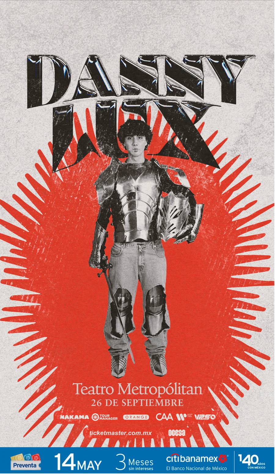 ¡DANNYLUX ANUNCIA CONCIERTO EN CDMX!
