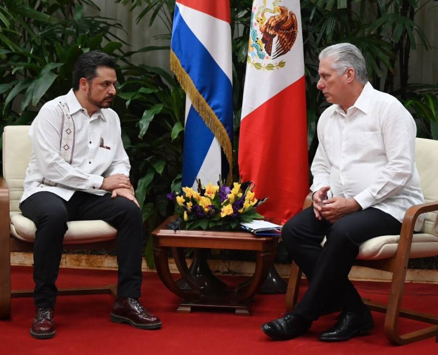 Zoé Robledo se reúne con Miguel Díaz-Canel para fortalecer apoyo a IMSS-Bienestar