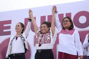 Desde Iztapalapa, Clara Brugada pide votar masivamente por Morena
