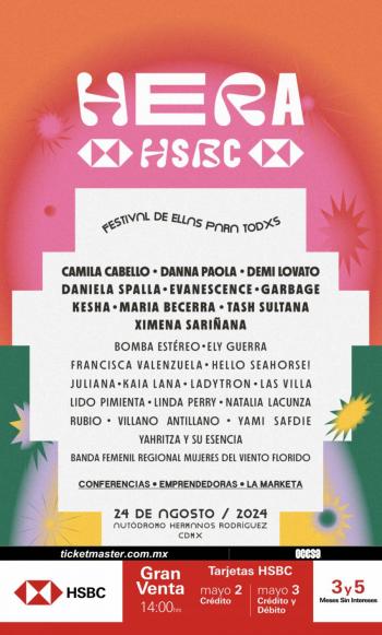 Hera HSBC, un festival de ellas para todxs