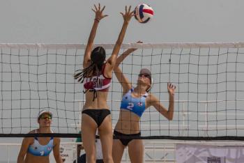 Delegación de Sinaloa arrasa invicta en voleibol de playa