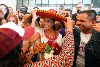 Claudia Sheinbaum afirma que la coalici&oacute;n Morena mantiene ventaja en encuestas