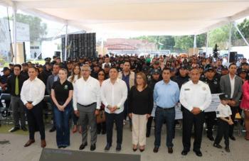 Firma de convenio y estímulos impulsarán la seguridad en Soledad de Graciano Sánchez