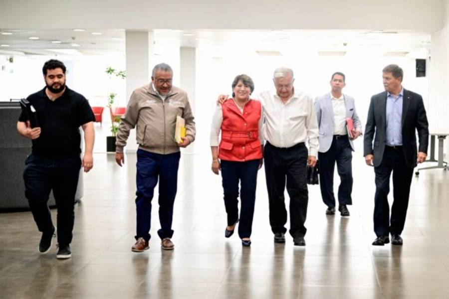 López Obrador y Delfina Gómez supervisan avances del IMSS-Bienestar en Edomex
