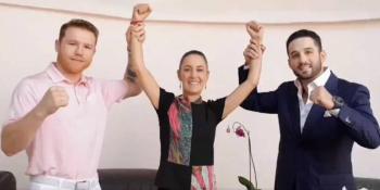 “Canelo” &Aacute;lvarez ve ganadora a Sheinbaum