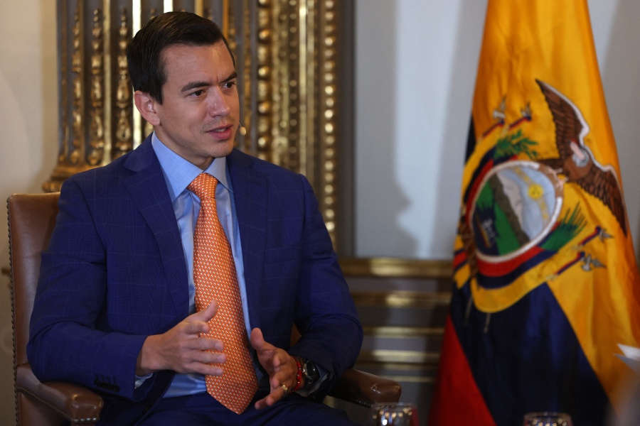 Ecuador está abierto a restablecer relaciones con México pero con condiciones, dice Noboa