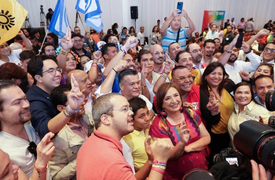 Xóchitl Gálvez desairó el ensayo del Tercer Debate Presidencial