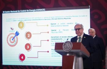 Cenace Declara Estado Operativo de Alerta en el Sistema Interconectado Nacional