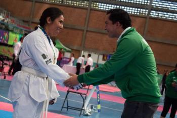 Copa Estado de M&eacute;xico de Taekwondo se celebra en Ciudad Deportiva de Zinacantepec