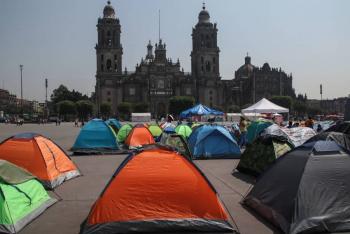 CNTE y Marea Rosa coincidirán en el Zócalo de la Ciudad de México
