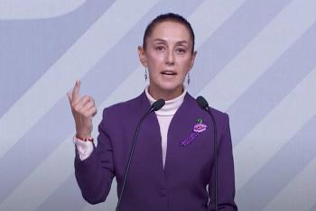 Claudia Sheinbaum promete reivindicar pol&iacute;tica migratoria