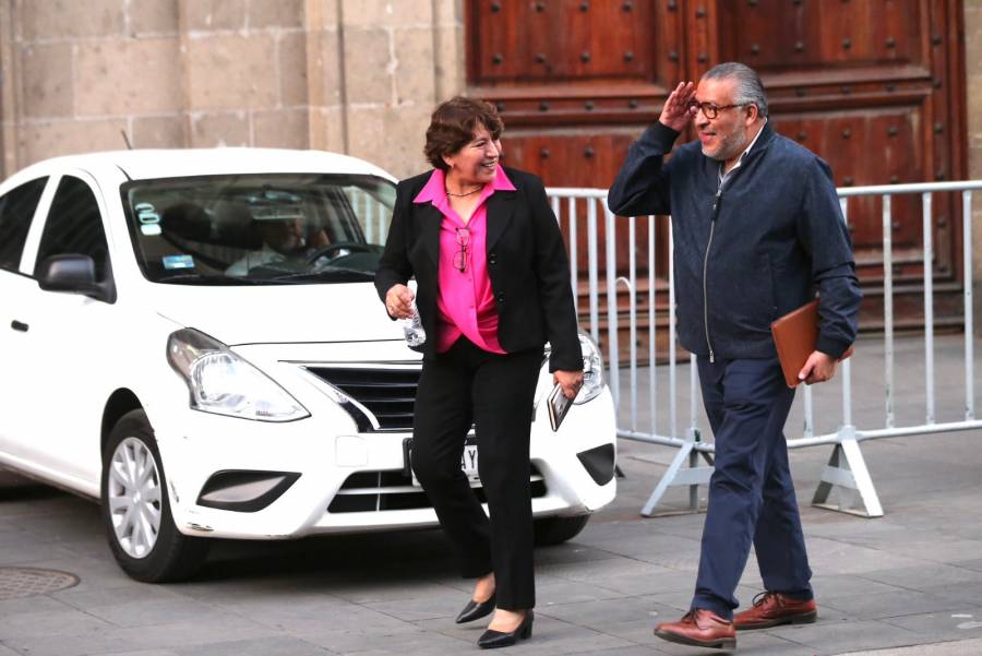 Delfina Gómez participa en reunión del IMSS-Bienestar encabezada por AMLO