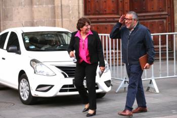 Delfina G&oacute;mez participa en reuni&oacute;n del IMSS-Bienestar encabezada por AMLO