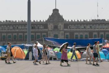 CNTE afirma independencia política en mitin y bloqueo de Reforma e Insurgentes