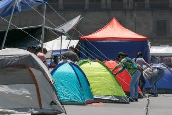 CNTE bloquea varias avenidas del centro de la CDMX en el sexto d&iacute;a de movilizaciones