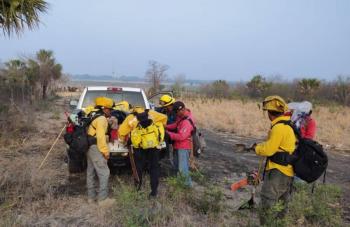 Esfuerzos intensivos para controlar incendios forestales en San Luis Potosí