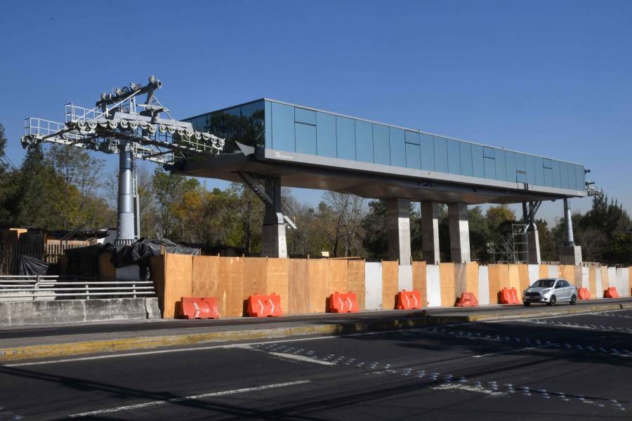 Inician pruebas de operación de la Línea 3 del Cablebús en Chapultepec con avance del 85%