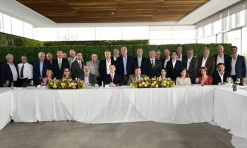 Adrián Rubalcava y Candidatos de Morena, PVEM y PT se reúnen con la comunidad judía de México