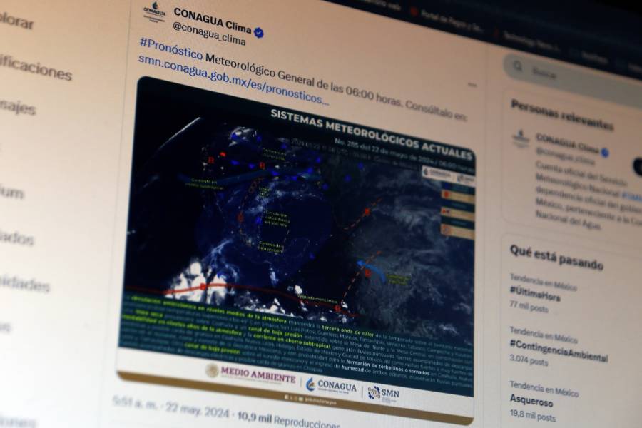 Sistema meteorológico había advertido de fuertes vientos previo a mitin en Nuevo León
