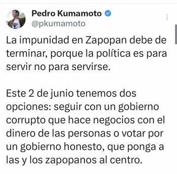 Acusan de corrupci&oacute;n y otras irregularidades al abanderado naranja en Zapopan