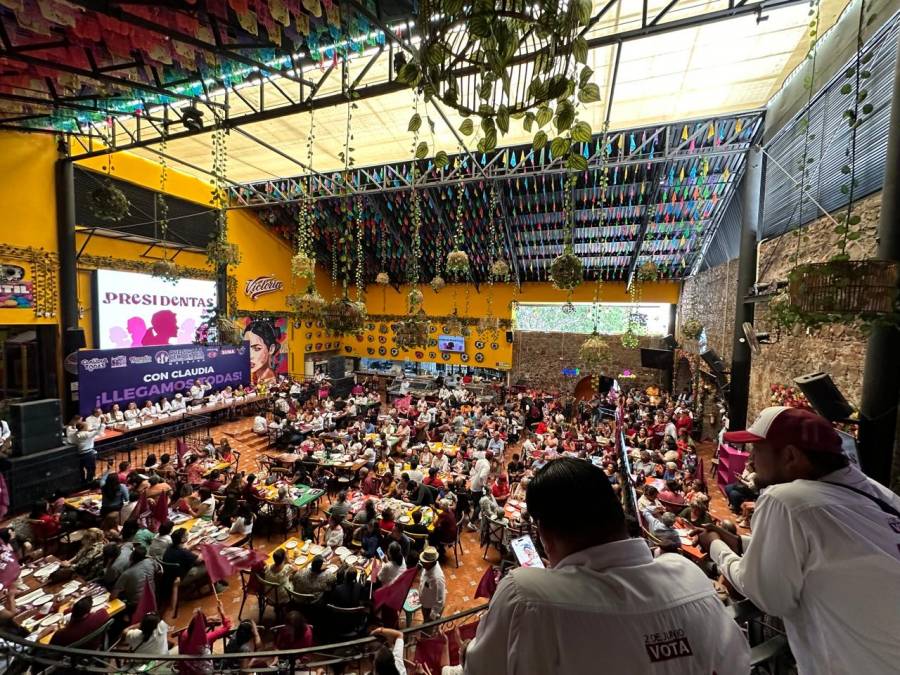En Querétaro mujeres apoyan a Claudia Sheinbaum