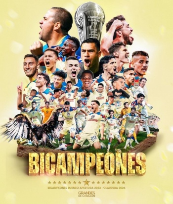 Am&eacute;rica bicampe&oacute;n y campe&oacute;n de campeones