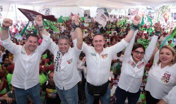 Adri&aacute;n Rubalcava cierra campa&ntilde;a en Cuajimalpa y rechaza acusaciones de la oposici&oacute;n