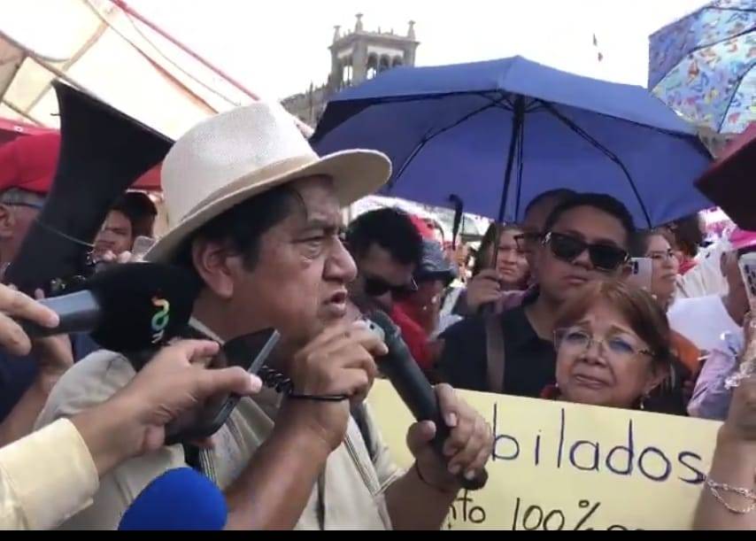 CNTE acepta retirar campamento de Z&oacute;calo para permitir cierre de campa&ntilde;a de Sheinbaum