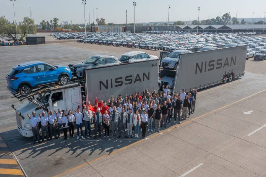 Nissan Mexicana, la primera armadora de la región en tener su propio transporte de vehículos terminados